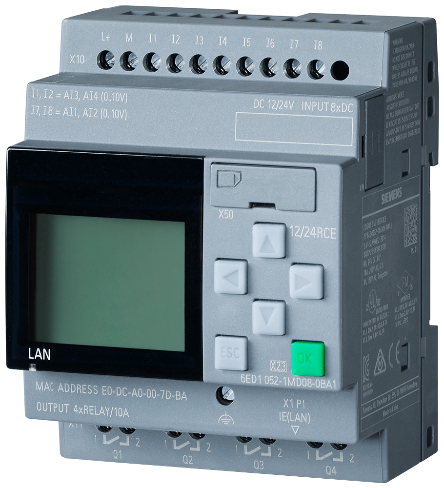 8.4 PLC 12/24RCE logic host module PLC programmable controller